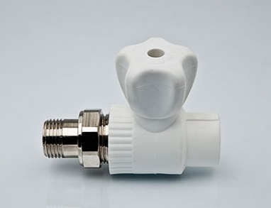 Кран шаровой PP-R TEBO 25х3/4"  прямой со сгоном