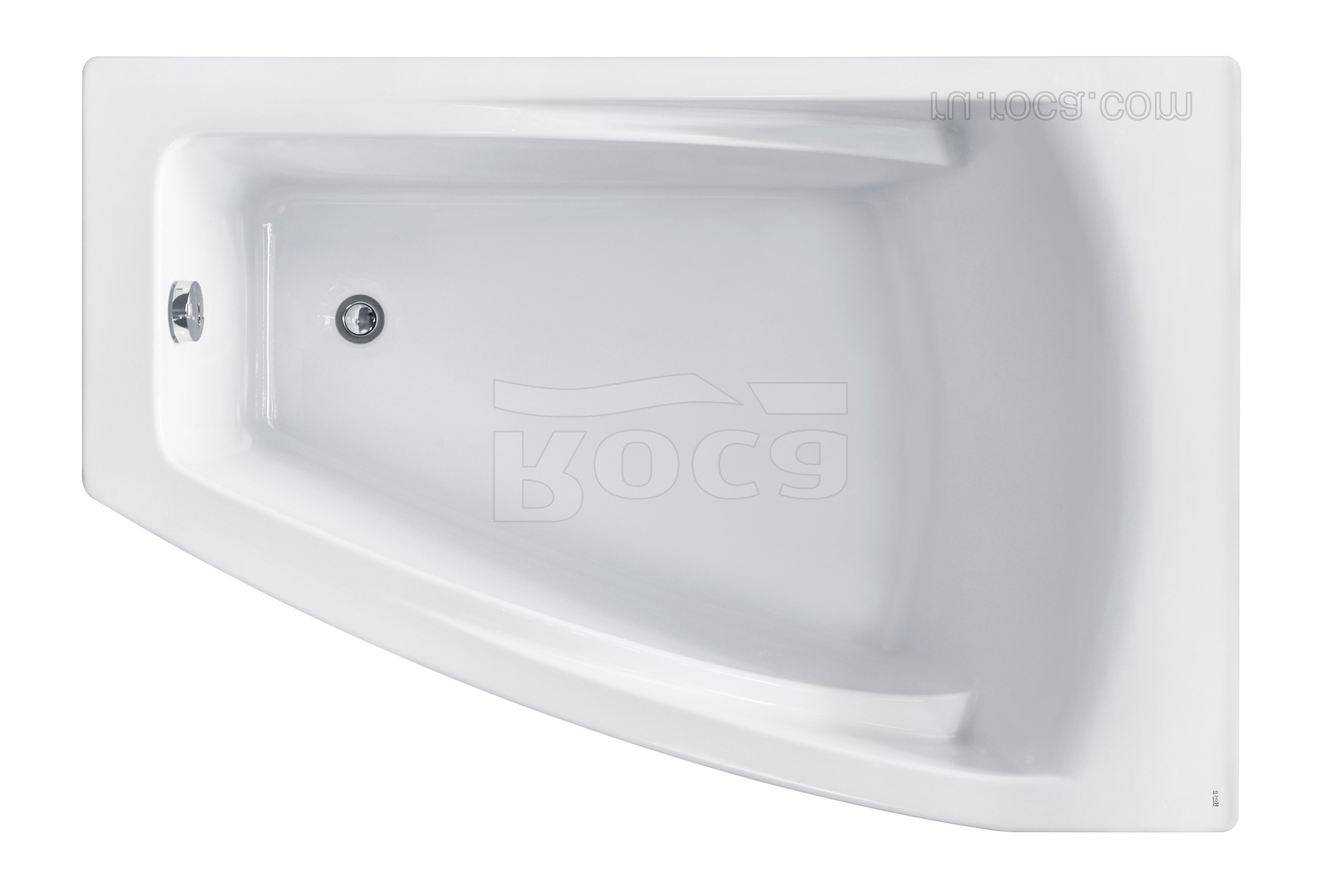 Ванна акриловая ROCA HALL Angular 150*100 правая, комп. монтажный,панель   ZRU93002865