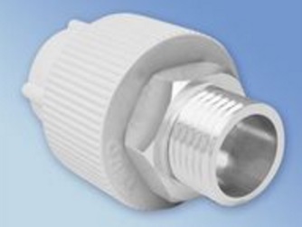 Муфта комбинированная PP-R TEBO 50х1 1/2" НР под ключ