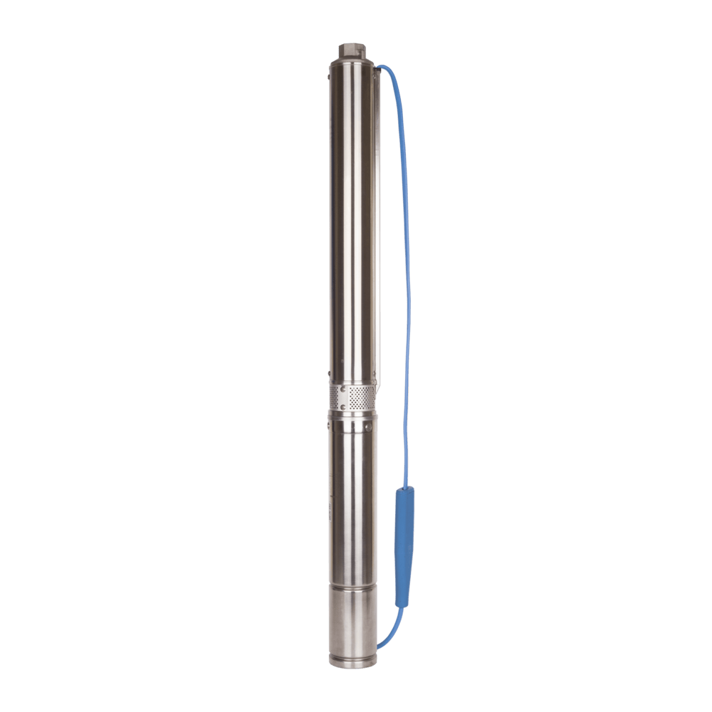 Насос погружной центробежный  AQUARIO ASP1E-55-75 (встр.конд.,каб.35м.)  50л/м, 60м, 