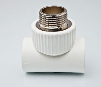Тройник комбинированный PP-R РТП 32х1/2" НР 