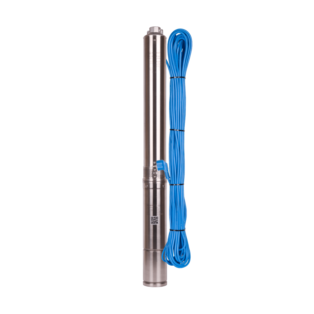 Насос погружной центробежный  AQUARIO ASP1,8 E-63-90  встроен. кондиц.(каб.60м)  60л/м, 80м, 