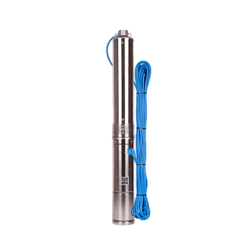 Насос погружной центробежный  AQUARIO ASP1,8 E-16-90 встроен. конд. (каб.16м)  60л/м, 22м 