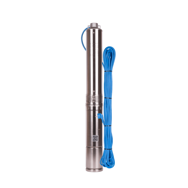 Насос погружной центробежный  AQUARIO ASP1,8 E-16-90 встроен. конд. (каб.16м)  60л/м, 22м 
