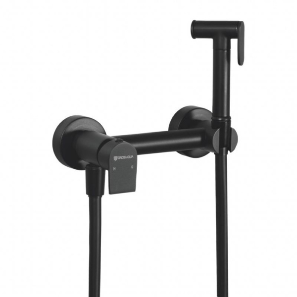 Смеситель для биде GROSS AQUA Bidet Evo GA012202MB однозахватный с гигиеническим душем черная