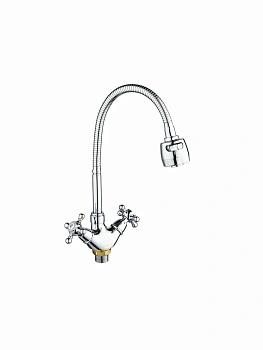Смеситель для кухни РМС SL65-279F врезной, двухвент., хром, 