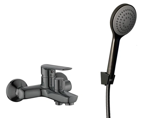 Смеситель для ванны ESKO Lagos Gun Metal LG54GM  однорычажн. хром