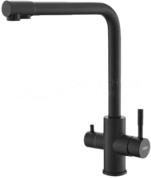 Смеситель для кухни ESKO Black K24 B  врезной, однорычажн. черный