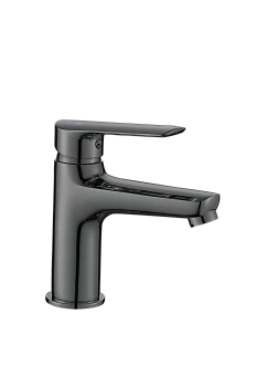 Смеситель для умывальника ESKO Lagos Gun Metal LG26GM врезной, однорычажн. черная(308)