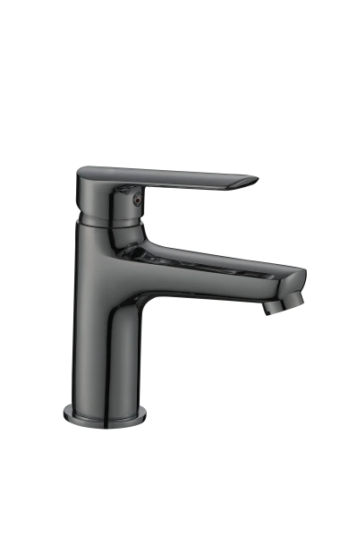Смеситель для умывальника ESKO Lagos Gun Metal LG26GM врезной, однорычажн. черная(308)